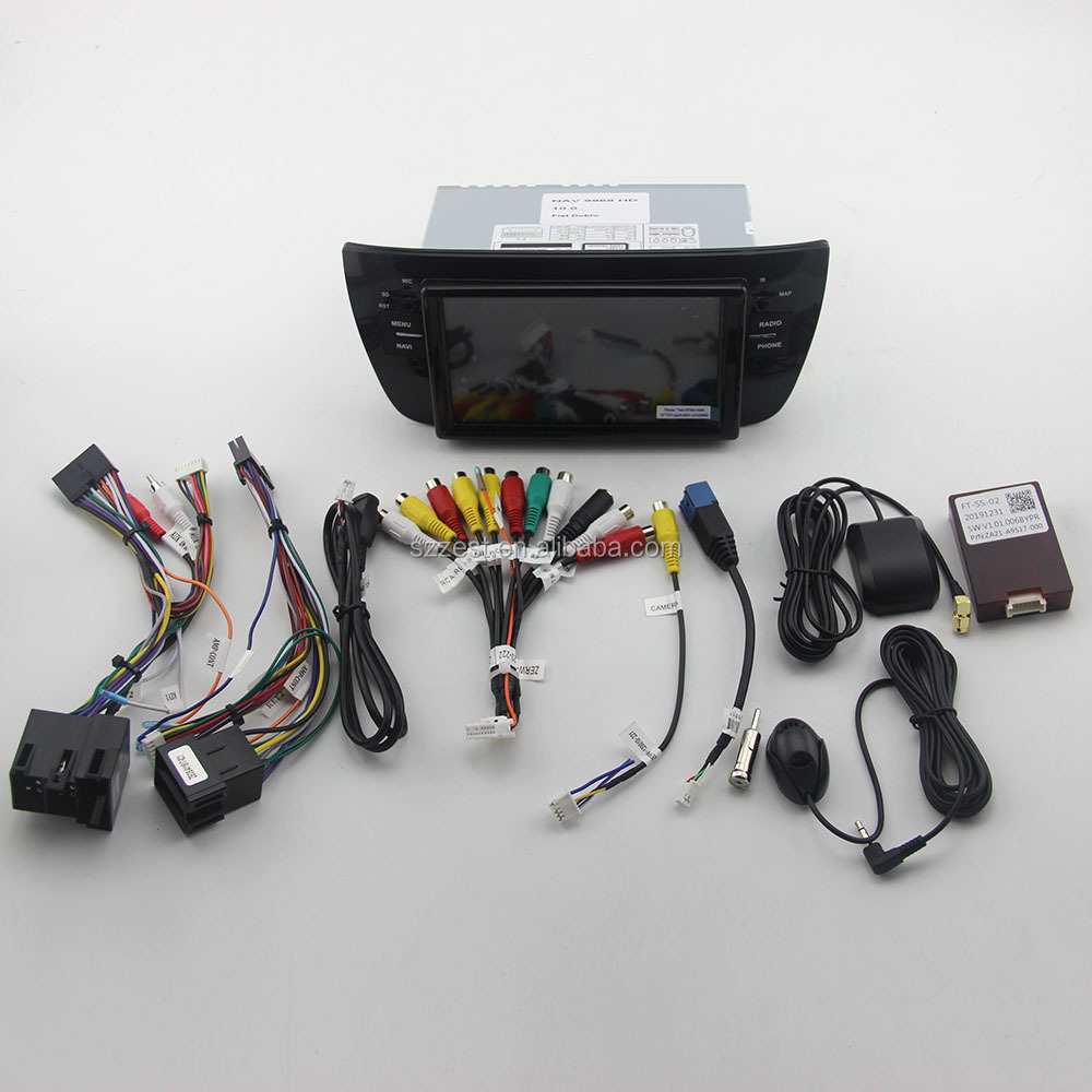 4G Android 10 Car multimedia for Fiat Doblo with radio audio dvd radio gps navigation system support DSP