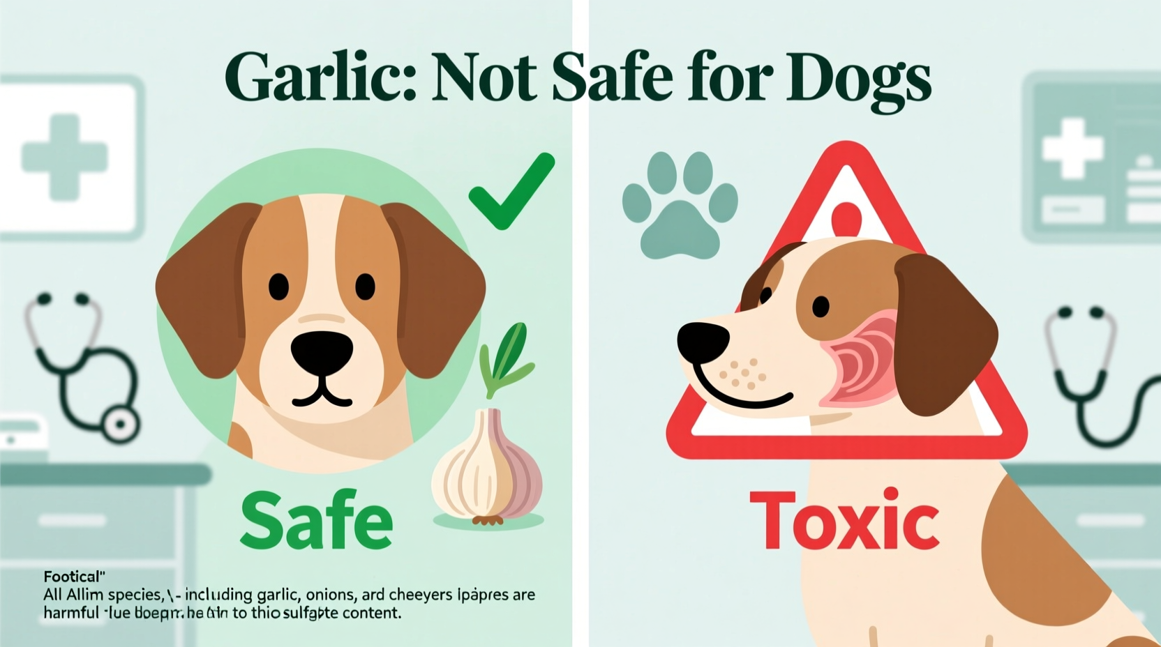 garlic okay for dogs