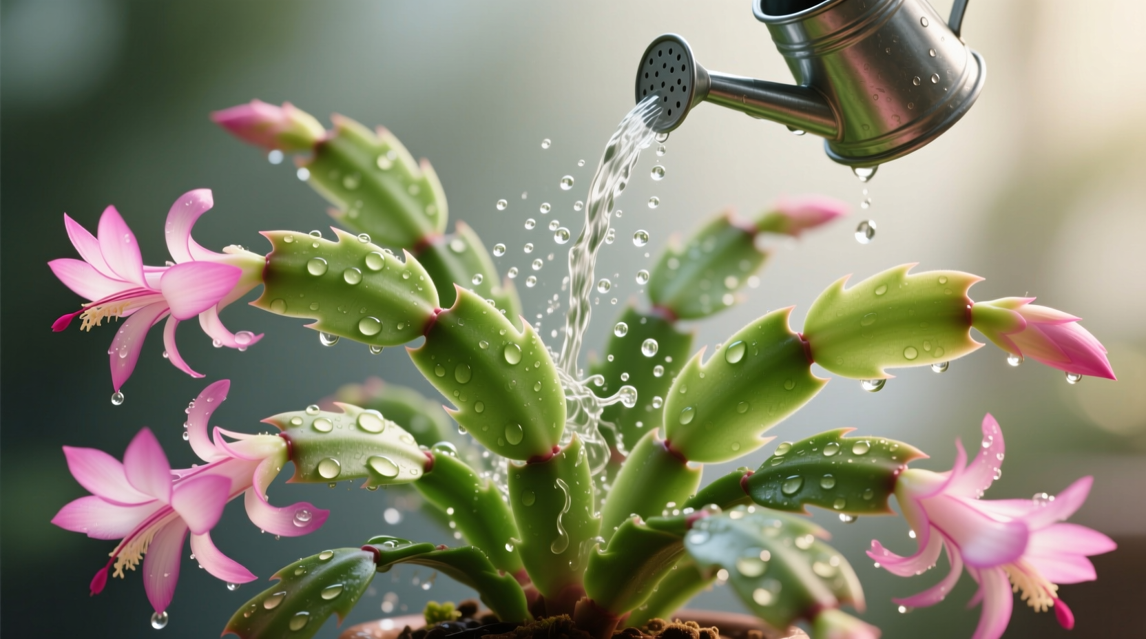 How to Grow Christmas Cactus Water: Timing, Amount & Signs