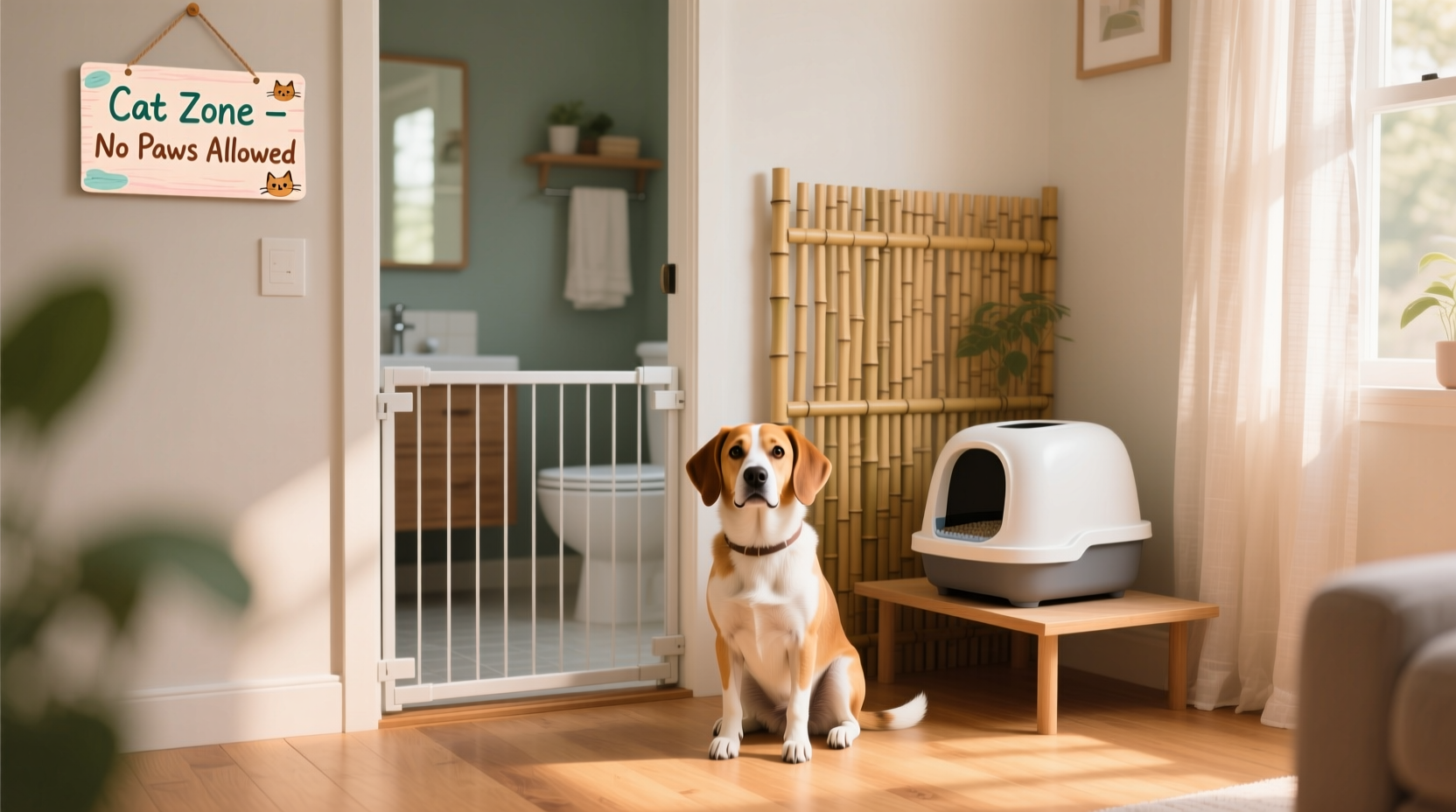 effective strategies to prevent your dog from accessing the cat litter box safely and kindly