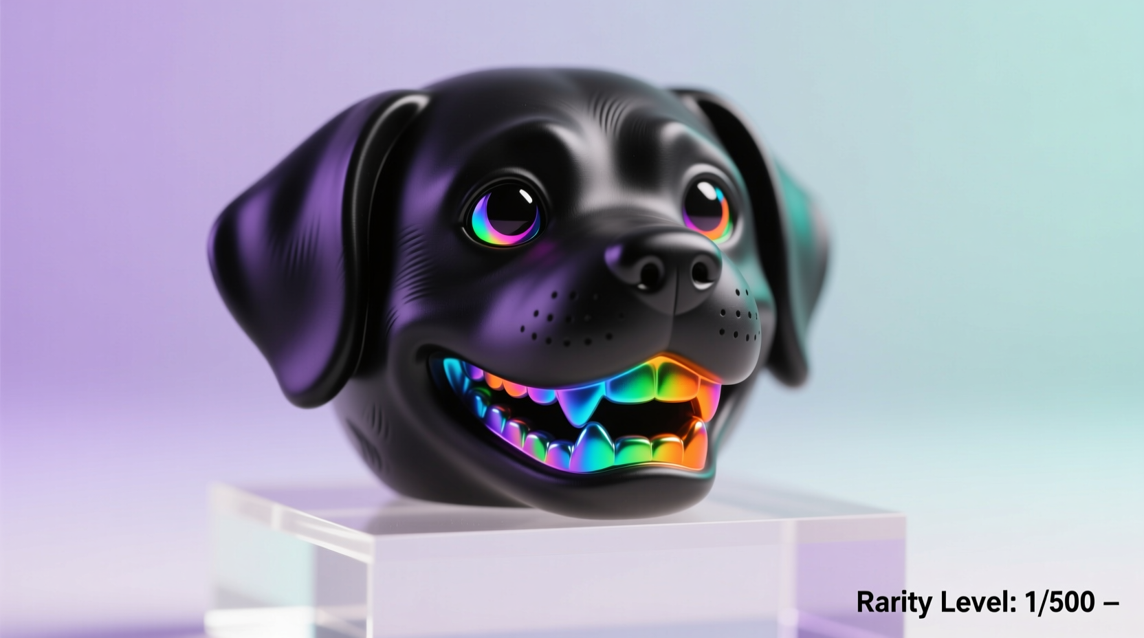 how rare is the black labubu with rainbow teeth