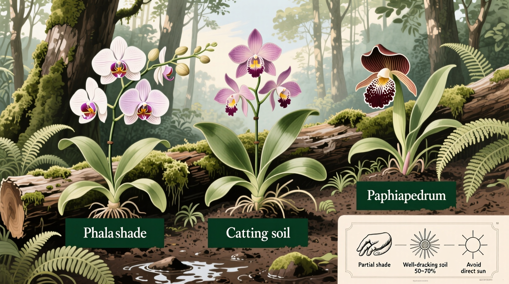 can orchids grow outdoors