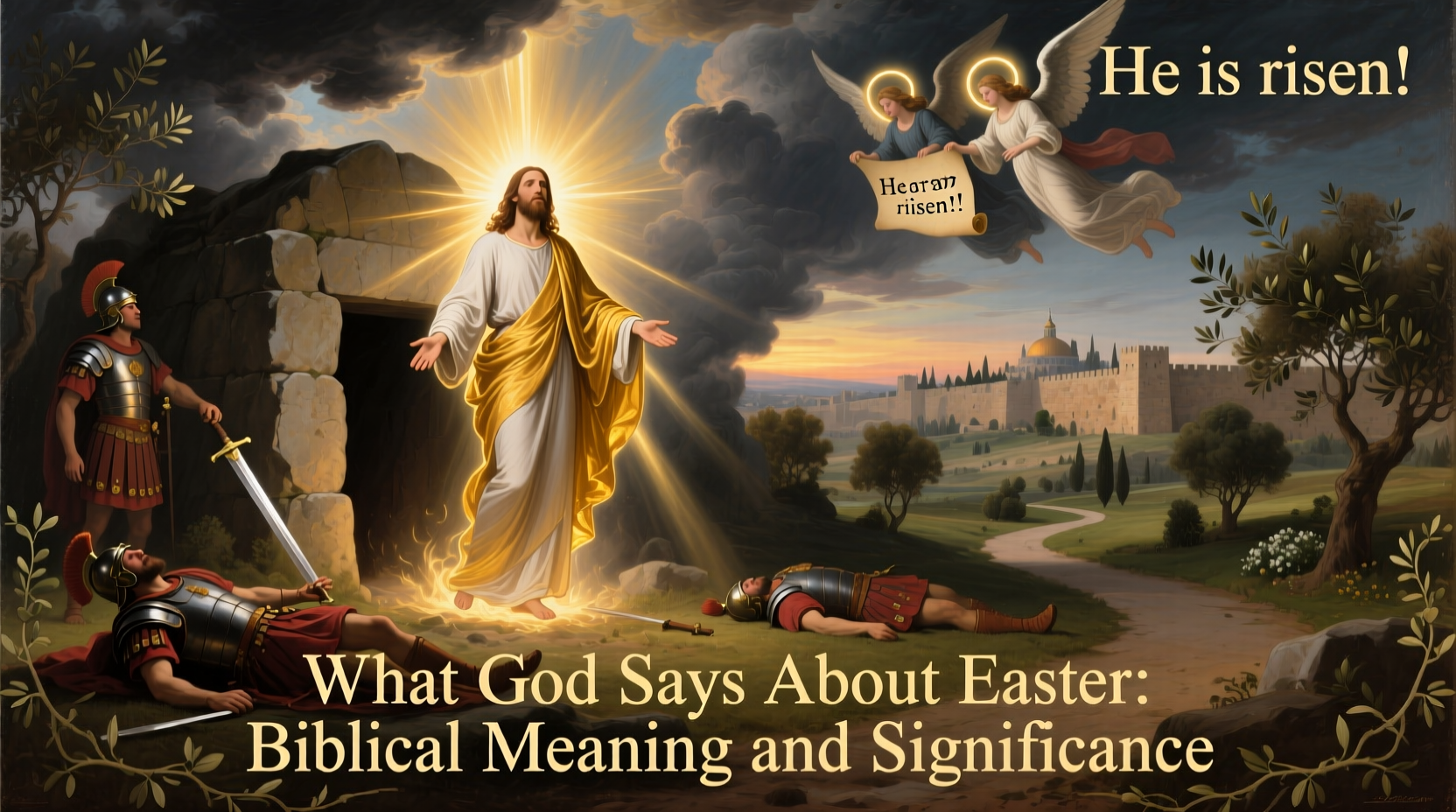 what does god say about easter
