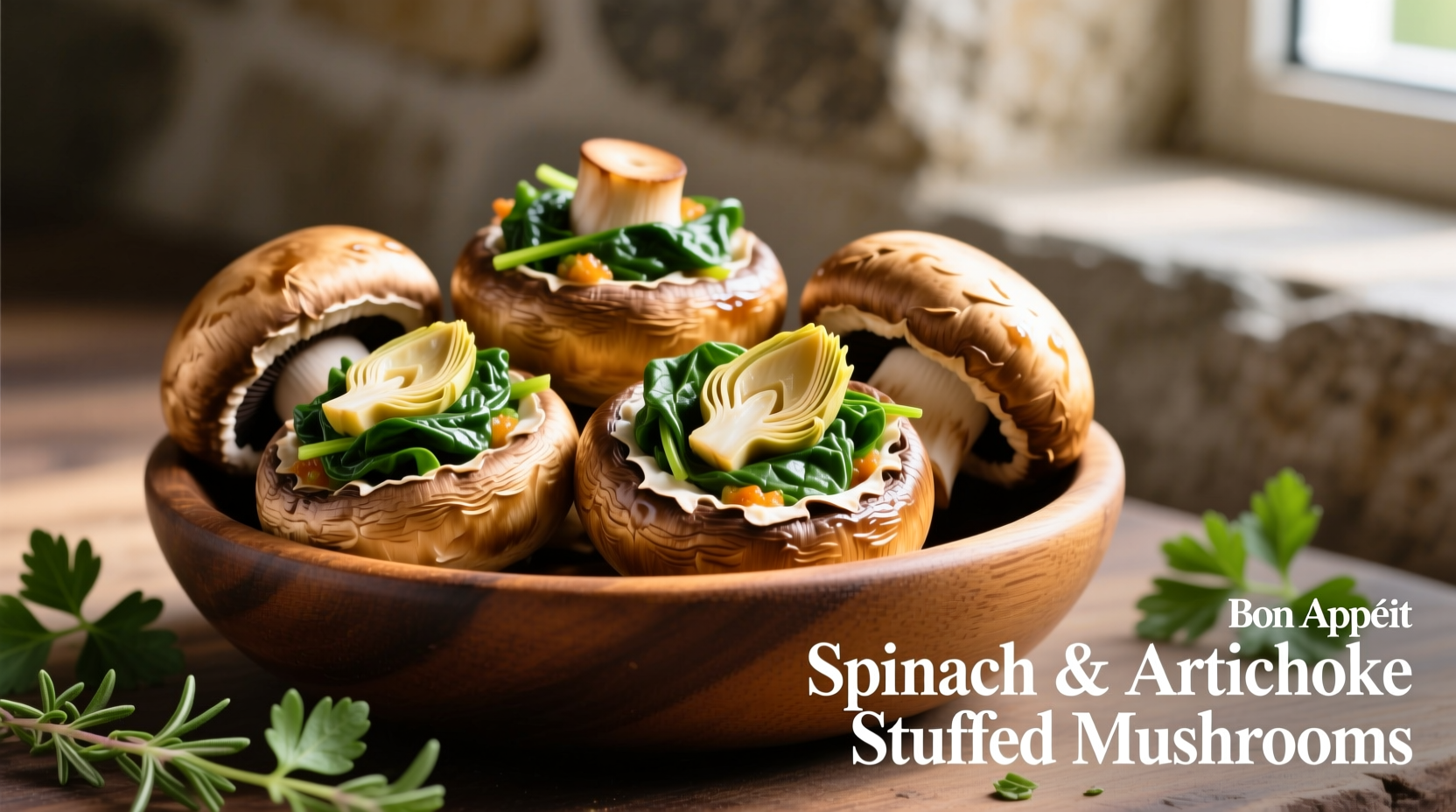 Perfect Spinach Artichoke Stuffed Mushrooms Recipe