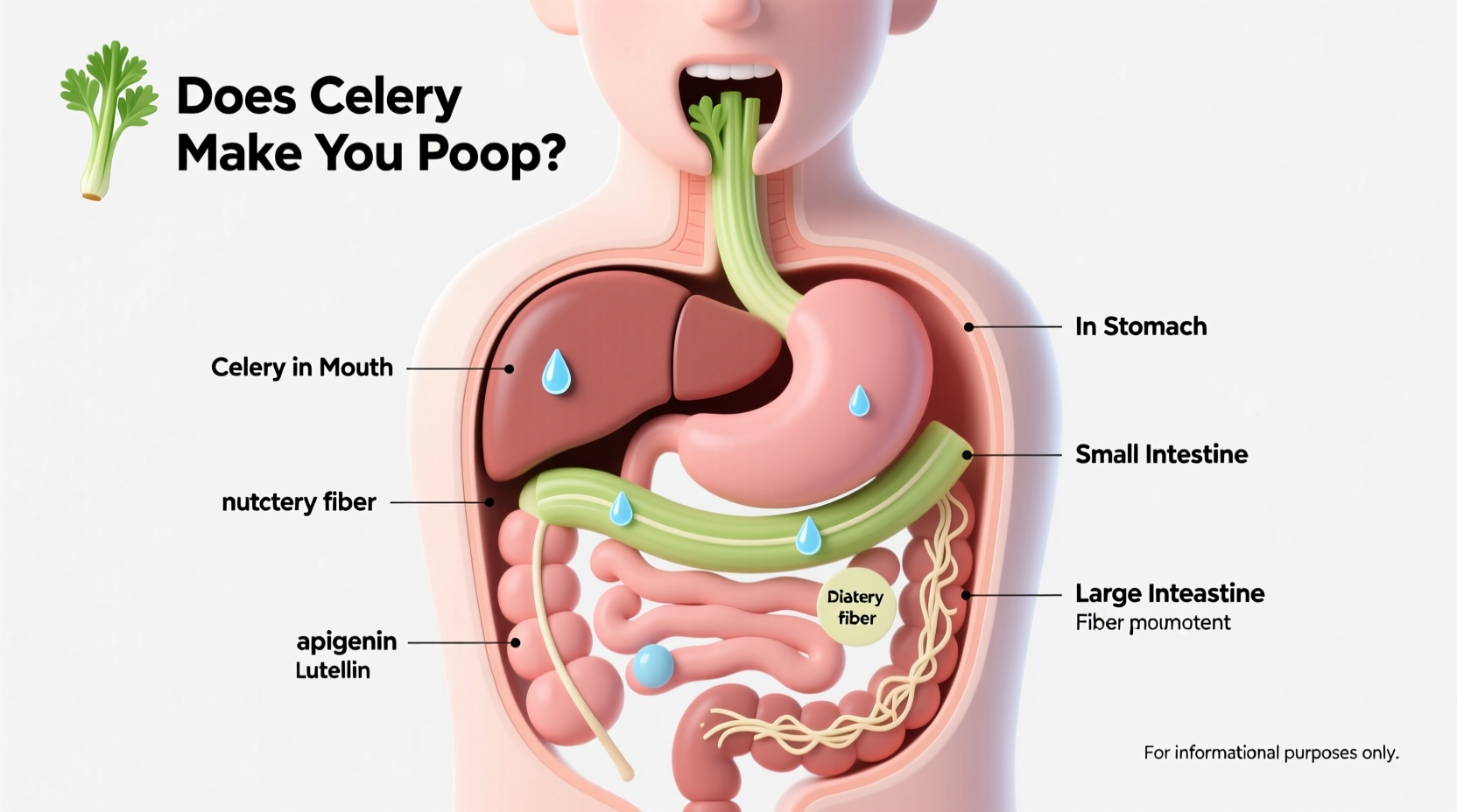 Does Celery Make You Poop: Fiber Facts Explained