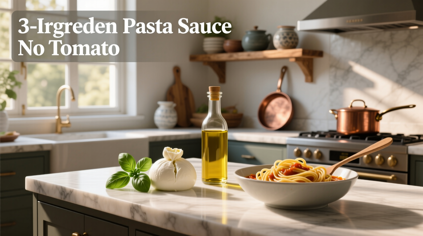 3 ingredient pasta sauce without tomato