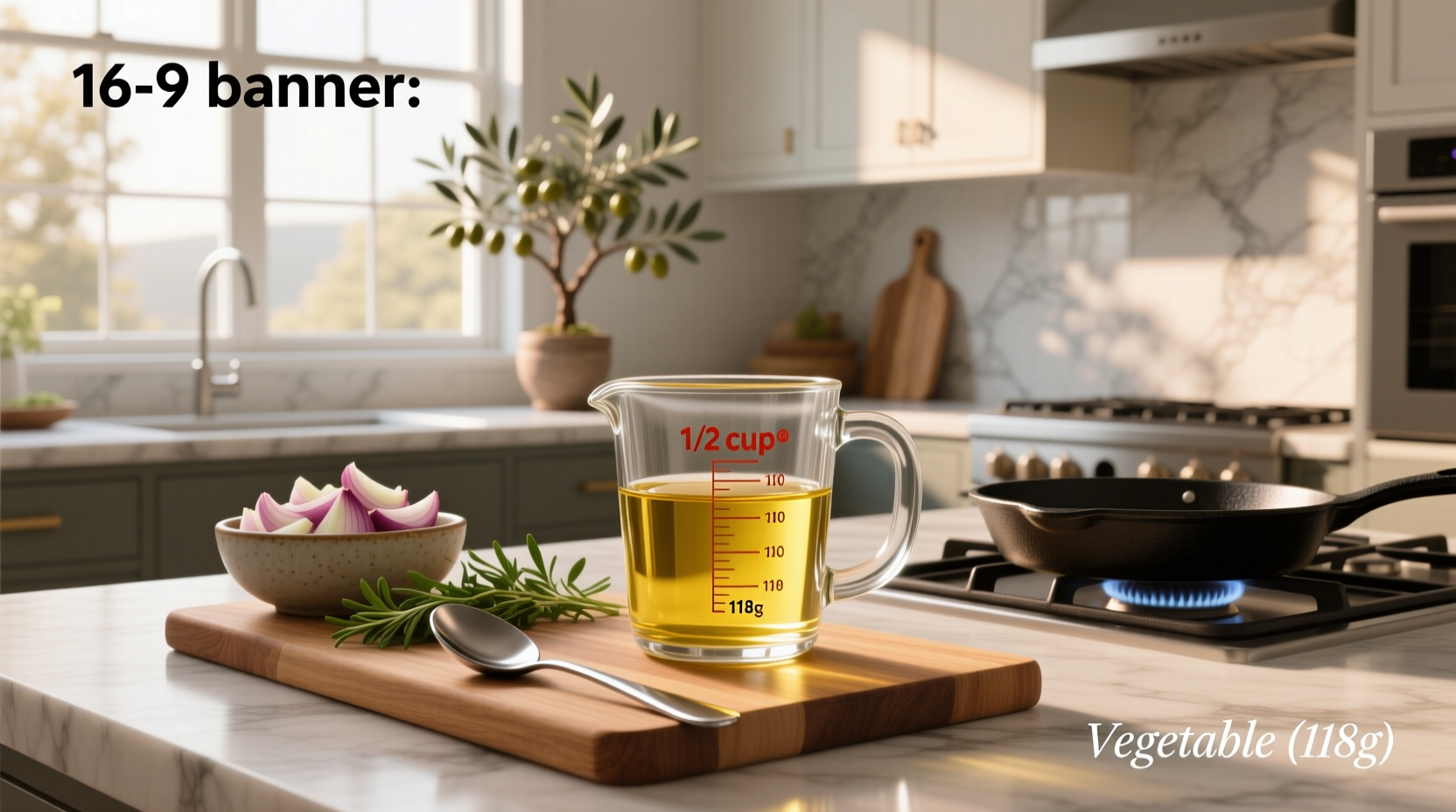 1/2 cup vegetable oil in grams