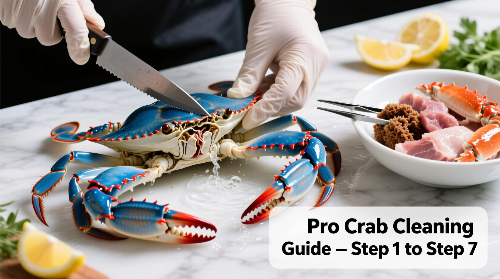 step by step guide to cleaning a blue crab like a pro