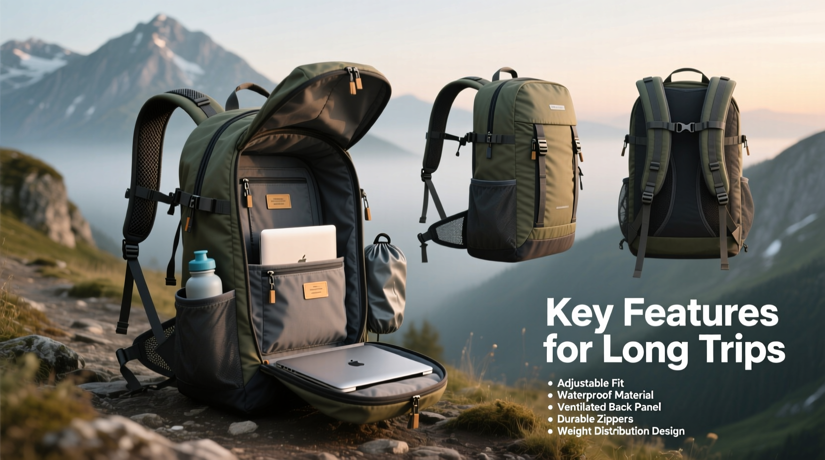 how to choose a durable and comfortable backpack for long trips key features to look for