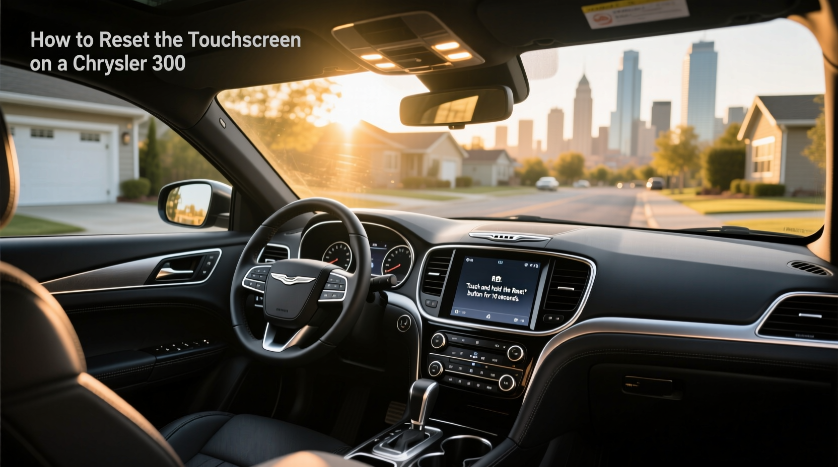 How to Choose Touch Screen Radio Chrysler 300, Reset Guide