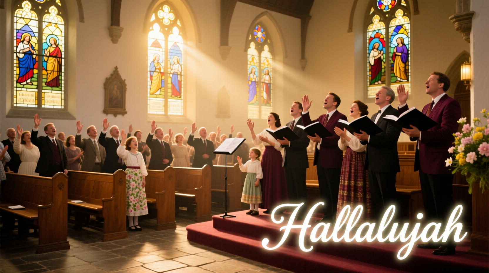do they say halleujah during easter