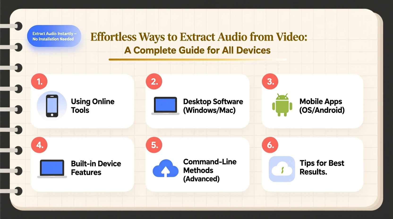 effortless ways to extract audio from video a complete guide for all devices