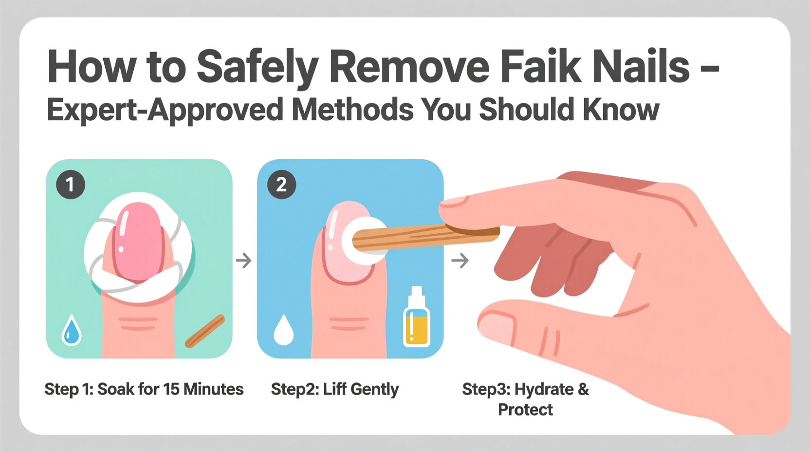 how to safely remove fake nails expert approved methods you should know