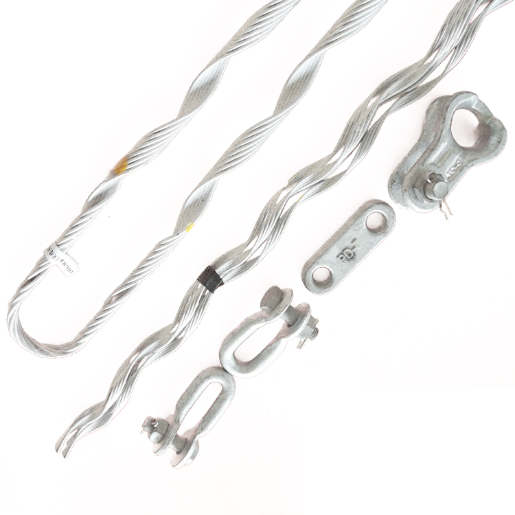 double preformed armor tension clamp for ADSS cable long span