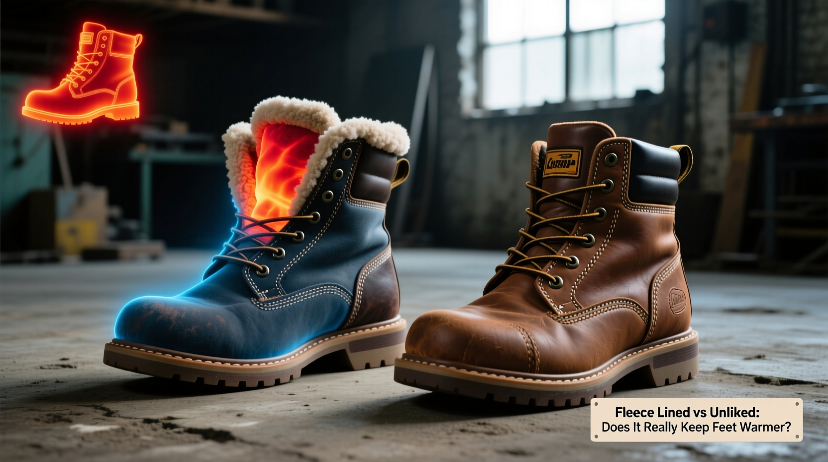 fleece lined vs unlined work boots does a lining really keep your feet warmer or is it a scam
