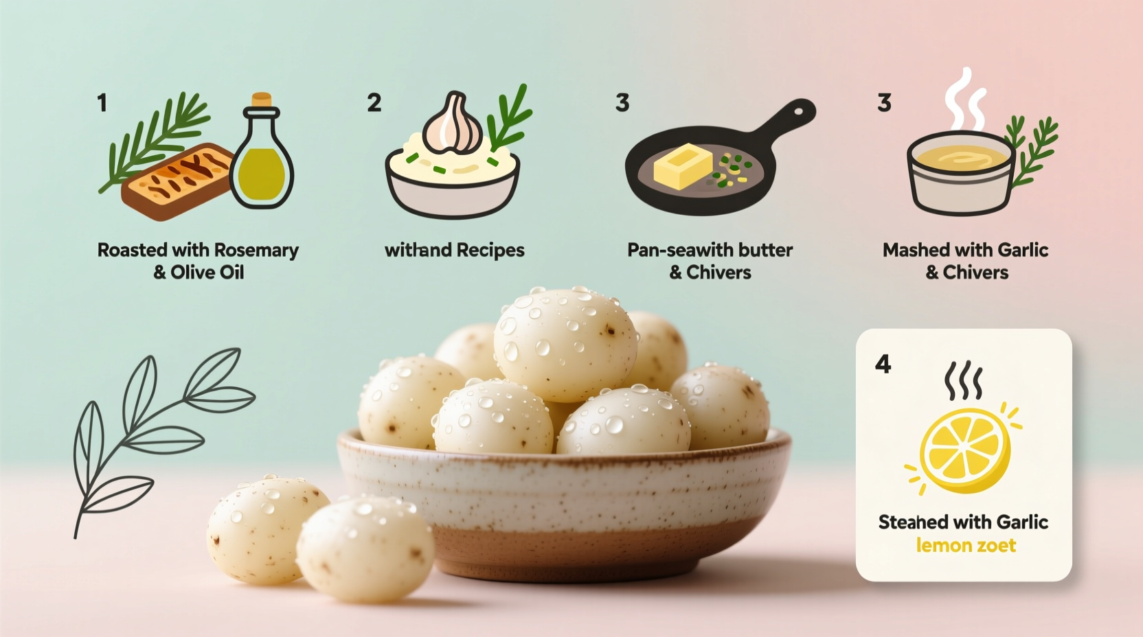 small white potato recipes