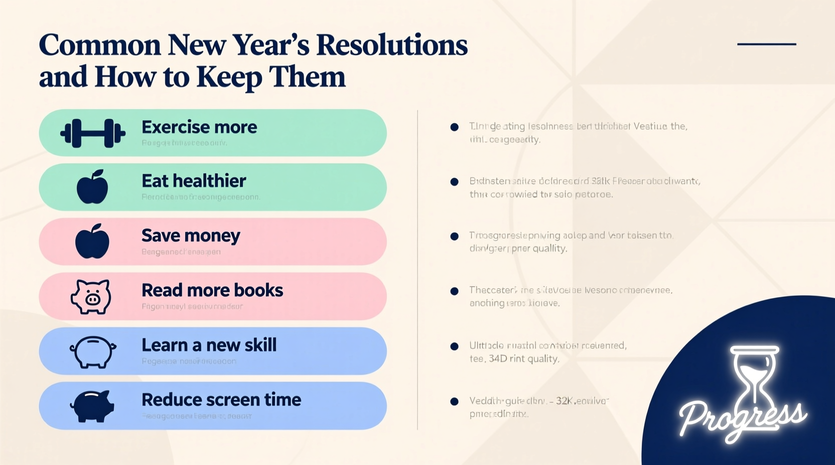 what are some new year resolutions