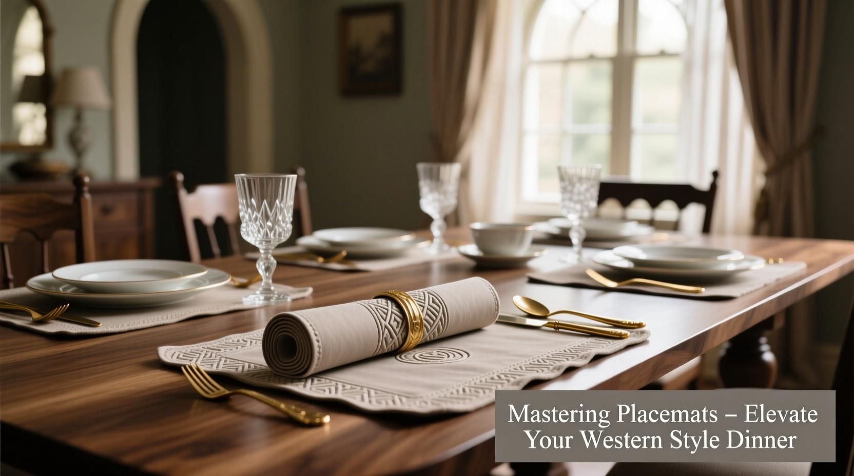 mastering placemats elevate your western style dinner with stylish table settings