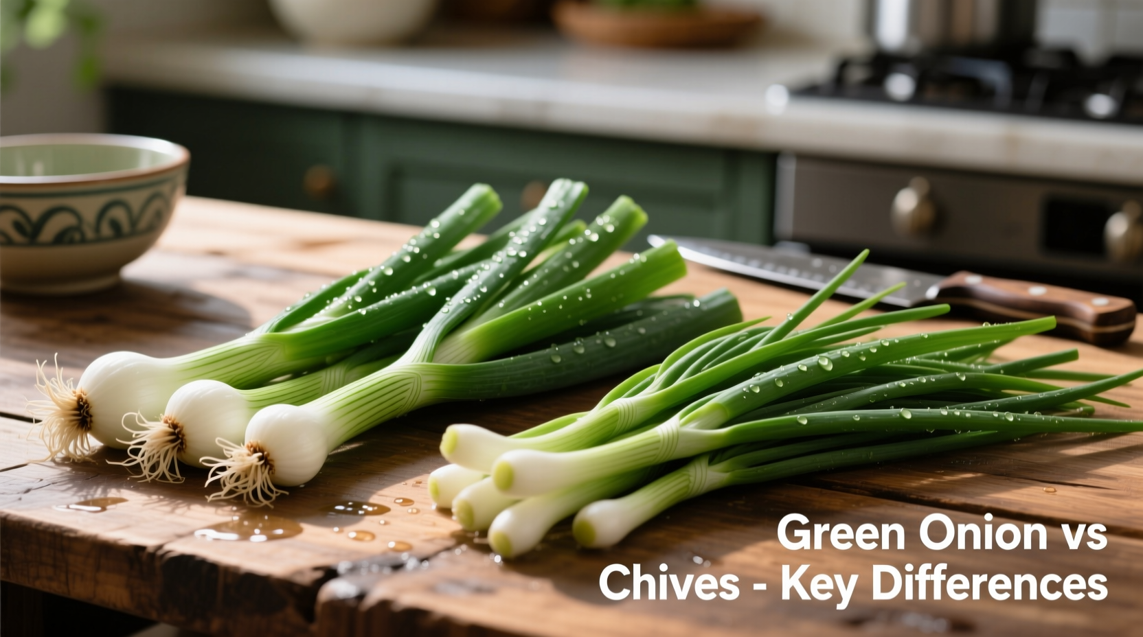 green onion vs chives