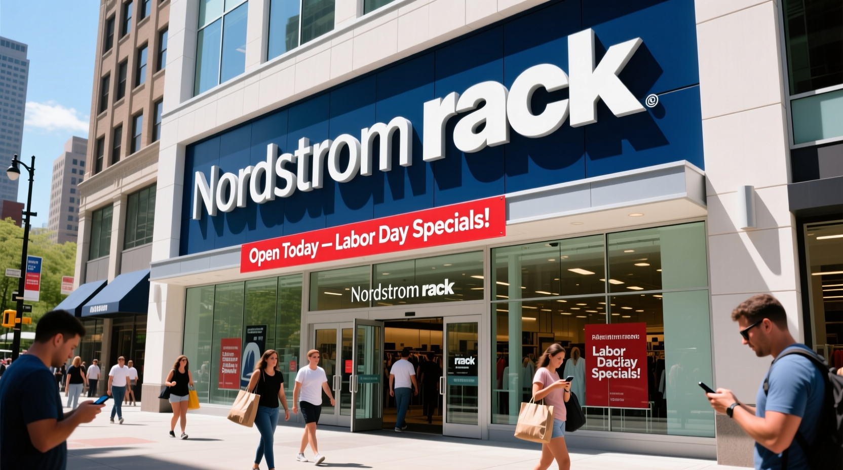 is nordstrom rack open on labor day