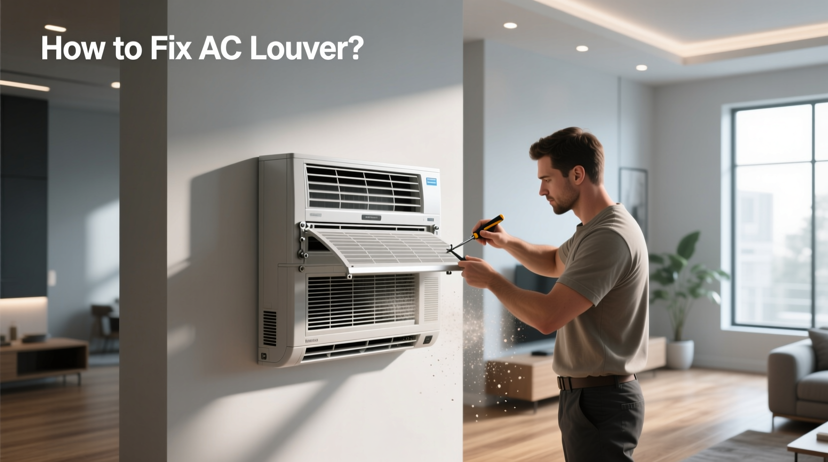 How to choose auto air louver,How to fix AC louver? buying guide