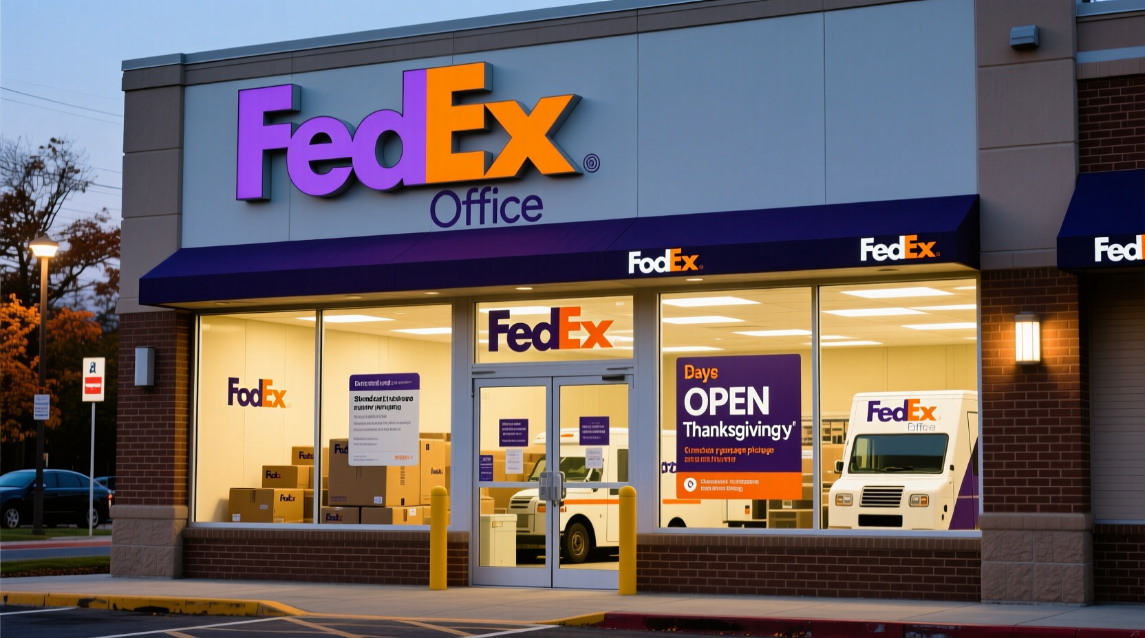 is fedex open on thanksgiving day