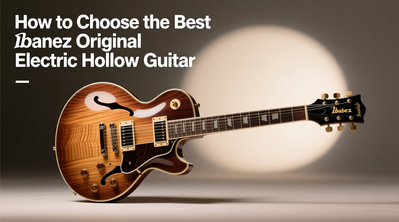 ibanez guitar original electric hollow