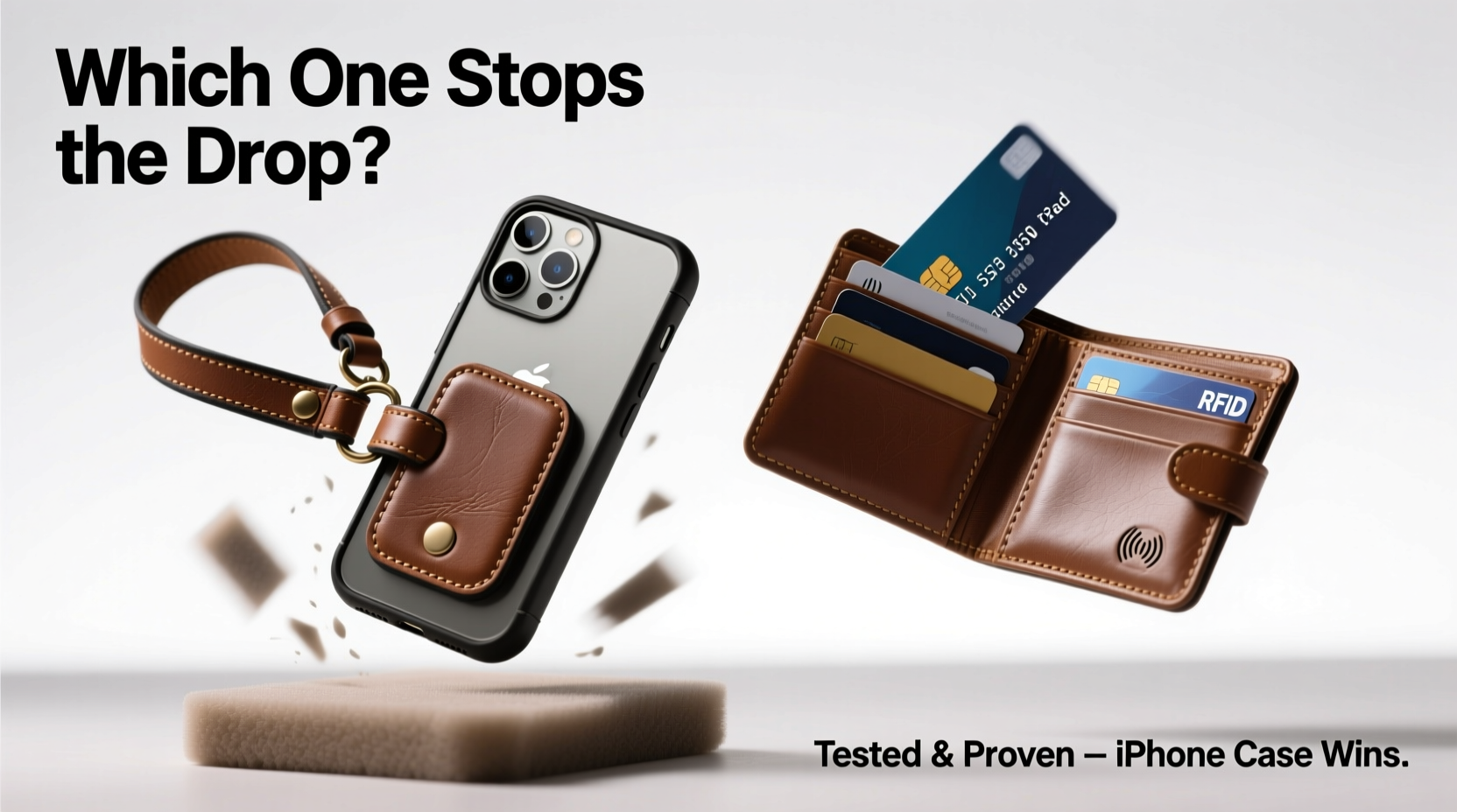 iphone case with wrist strap vs wallet which one stops the drops and keeps your cards safe
