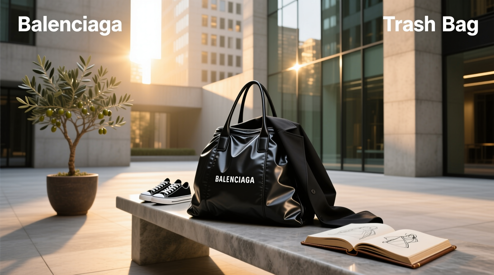 balenciaga trash bag real or gimmick price, facts faqs
