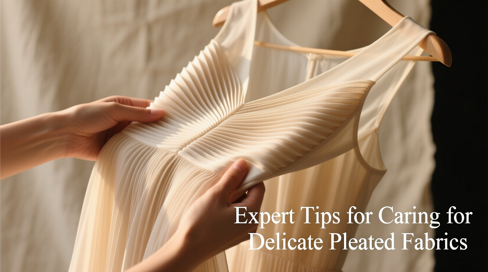 expert tips for caring for delicate pleated fabrics to keep them looking perfect