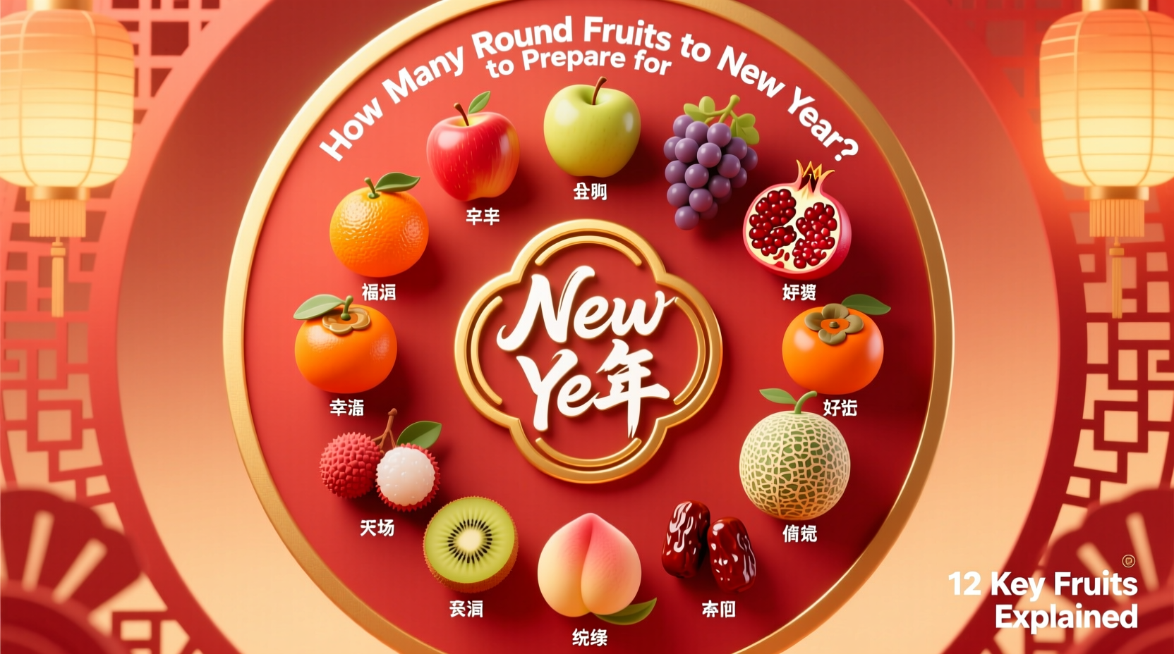 How Many Round Fruits to Prepare for New Year: 12 Key Fruits Explained