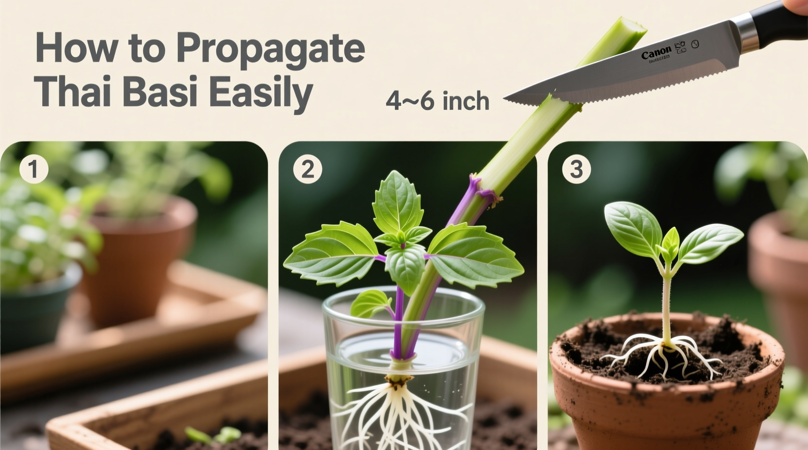How to Propagate Thai Basil Easily