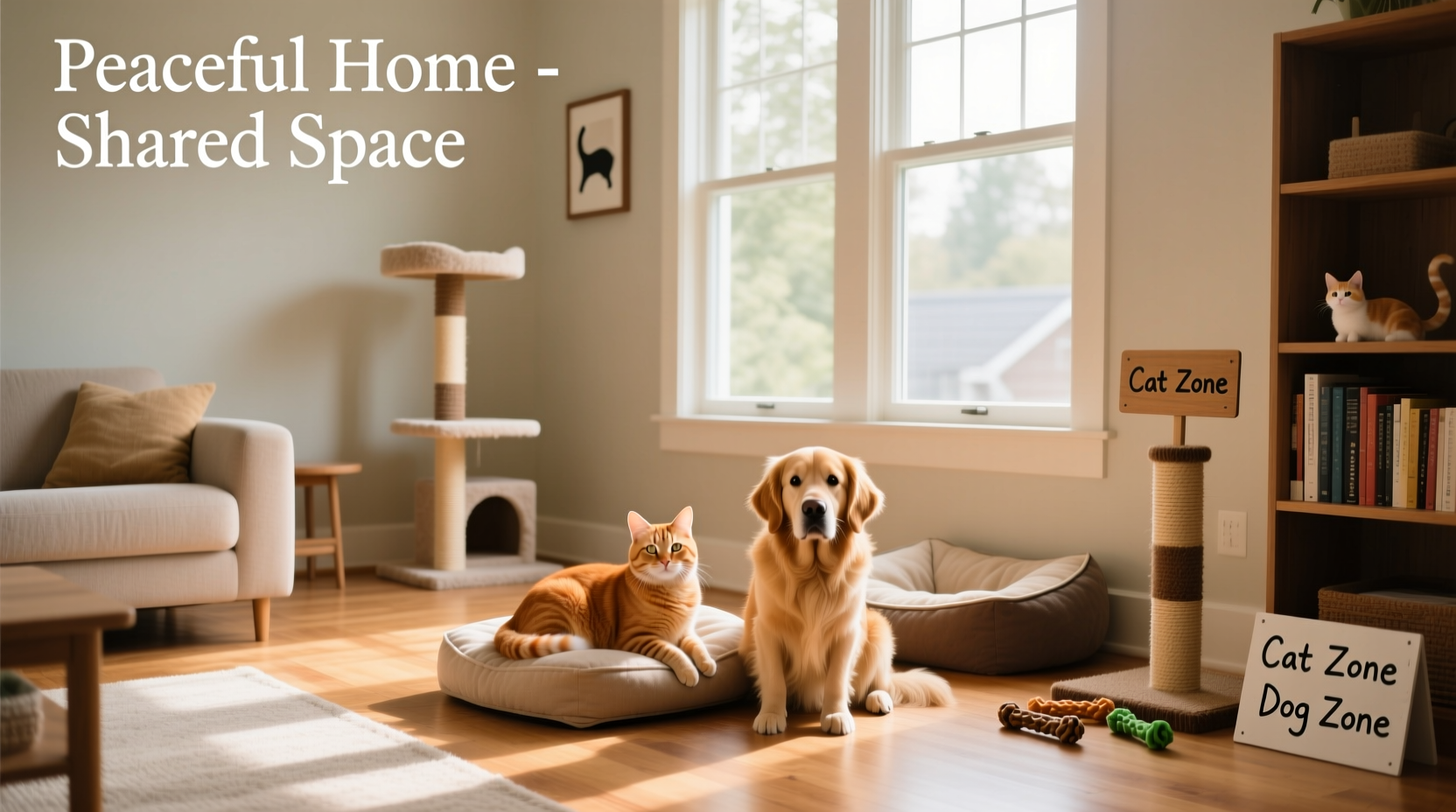 how to successfully create a peaceful home for both cats and dogs a practical guide