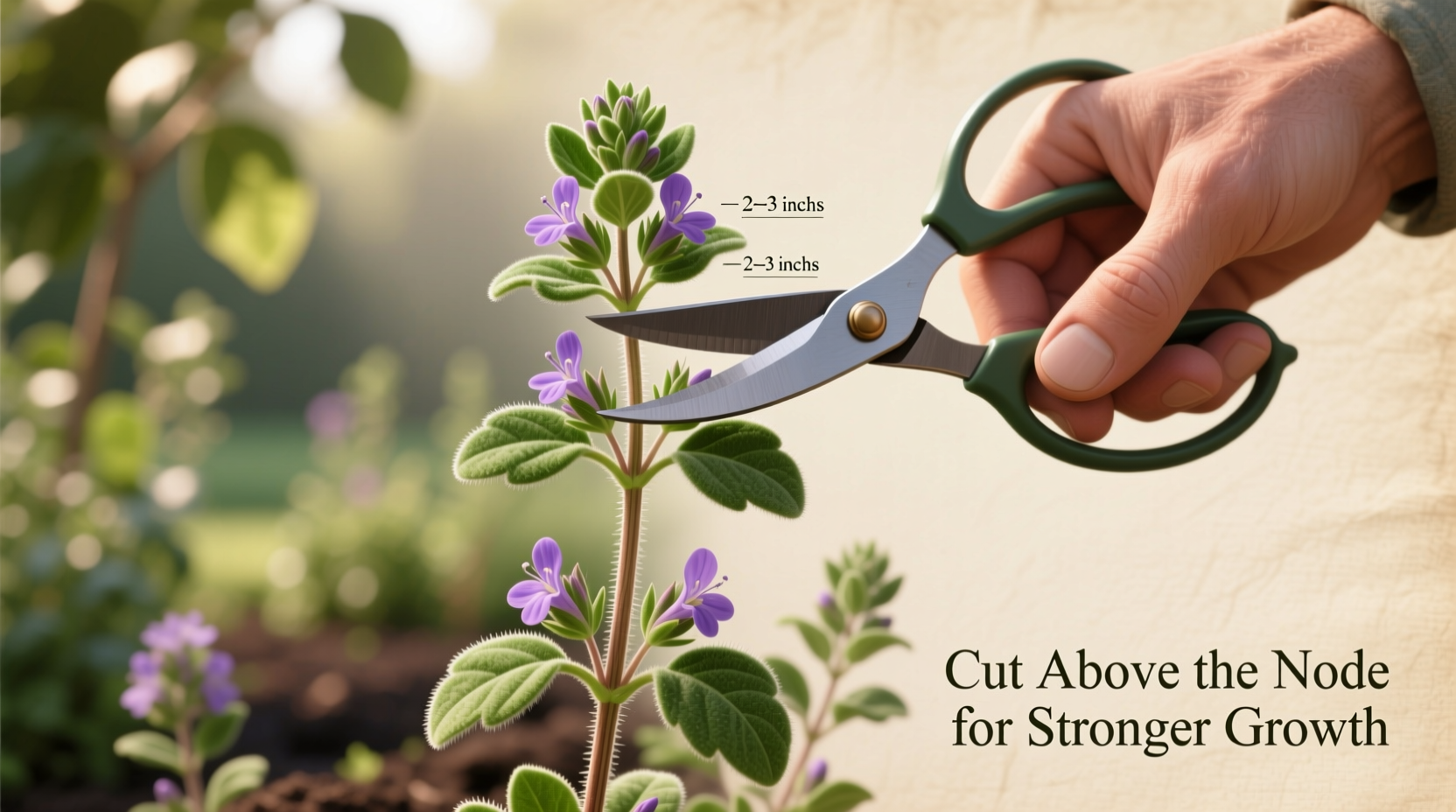 how do you cut thyme