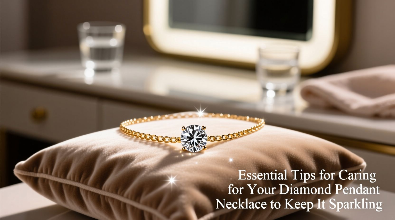 essential tips for caring for your diamond pendant necklace to keep it sparkling