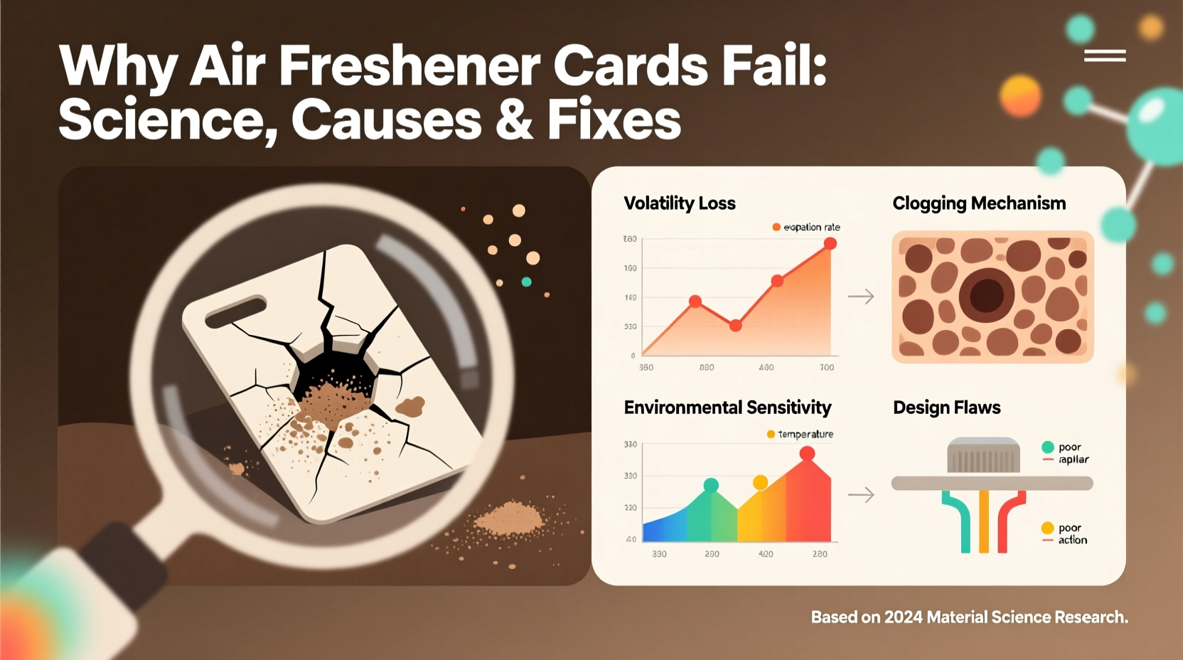 why air freshener cards fail