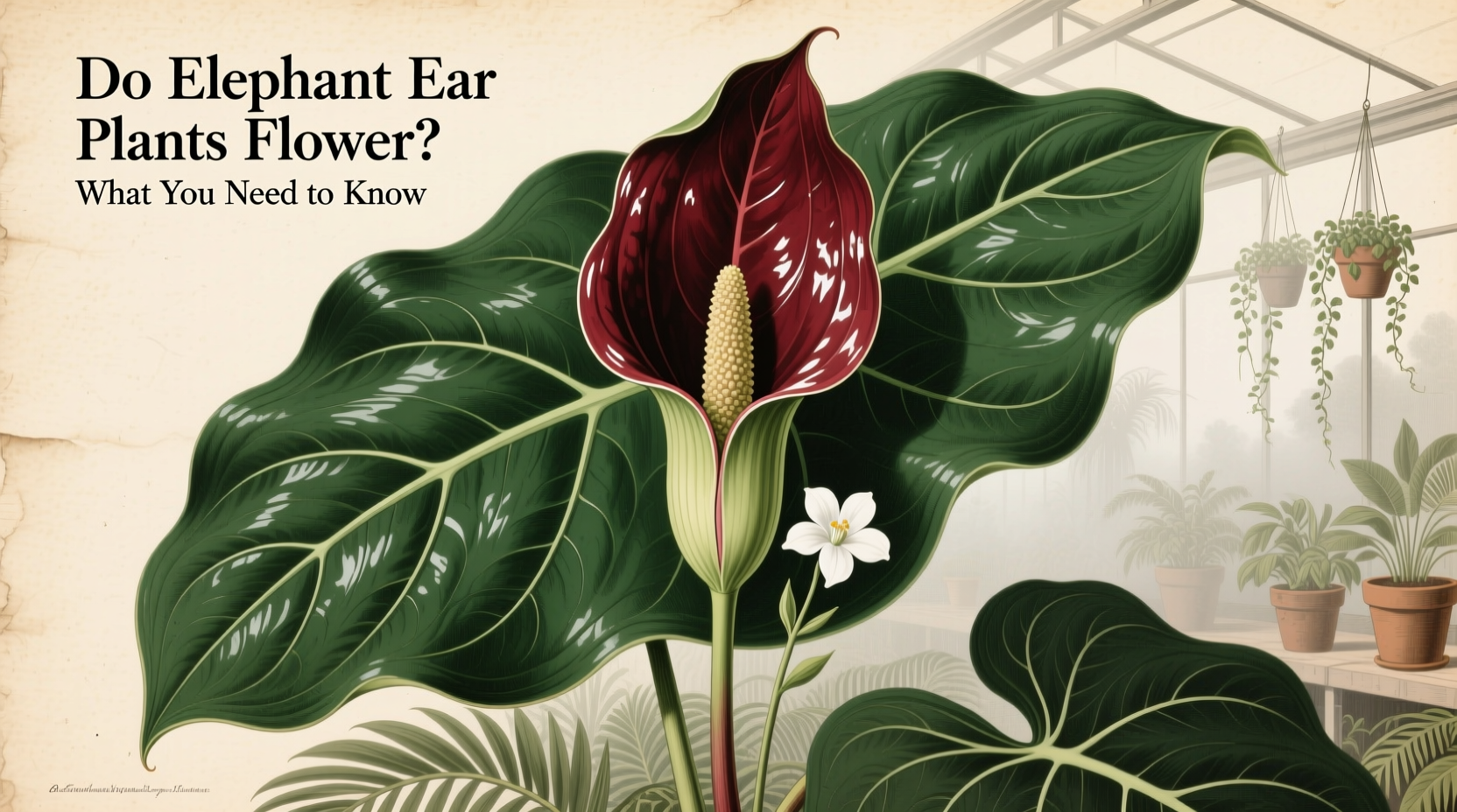Do Elephant Ear Plants Flower? What You Need to Know