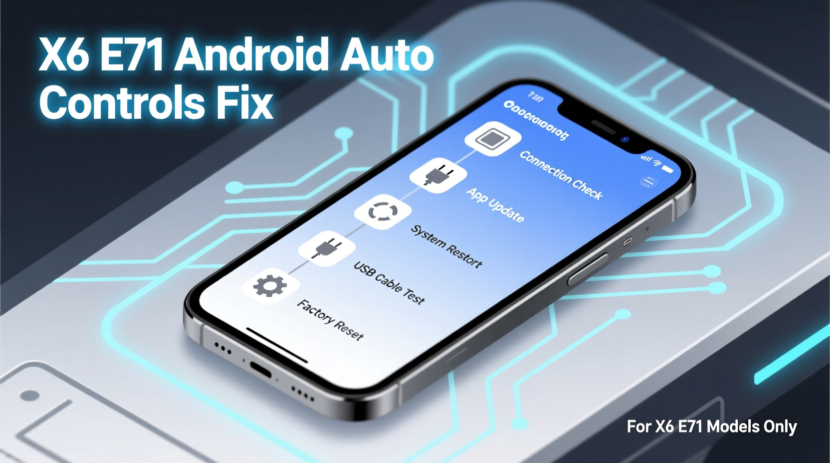 X6 E71 Android Auto Controls Fix: Full Troubleshooting Guide