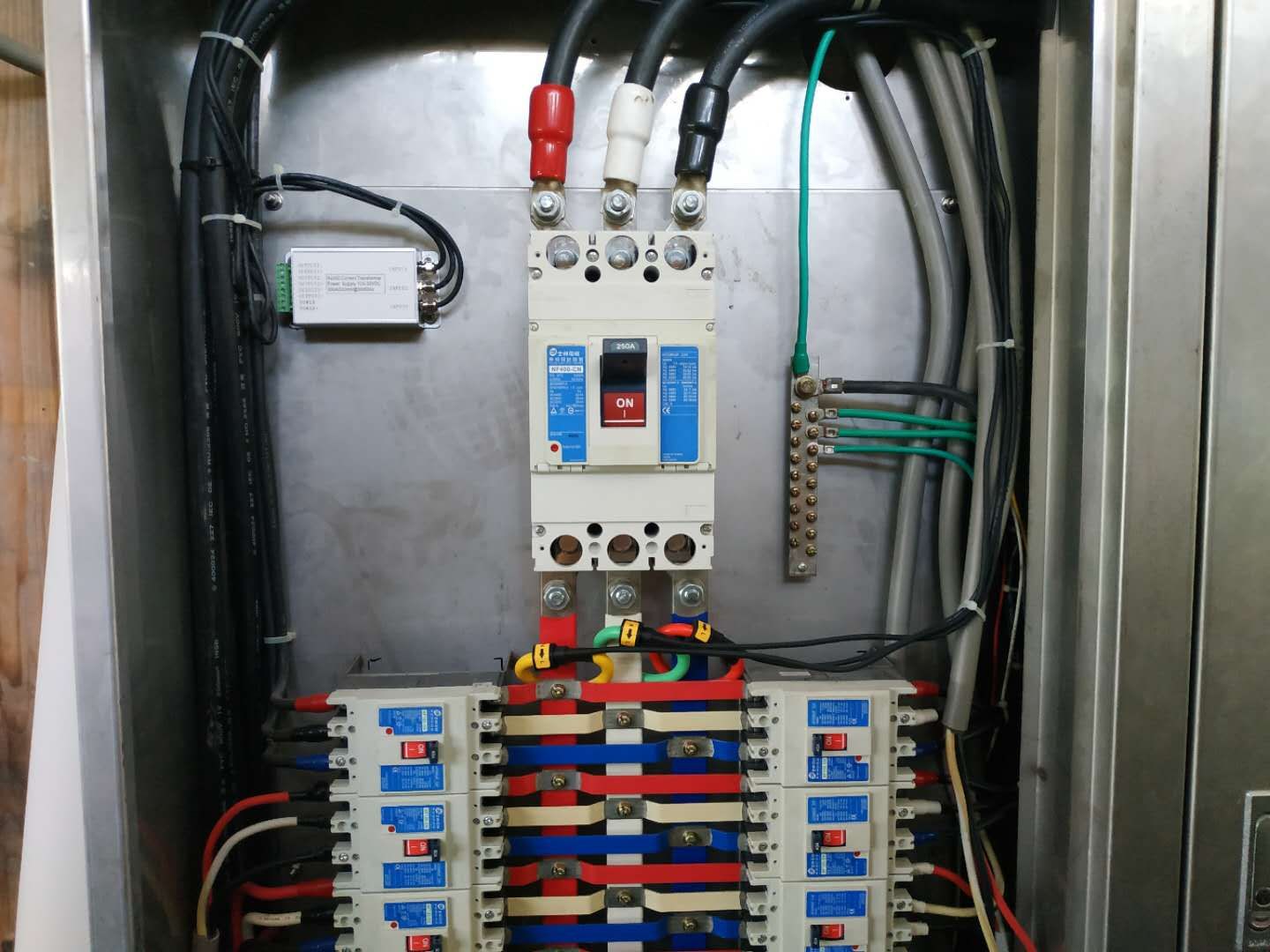 3 phase rogowski coil ct 1000A/333mv with 2m wire lead