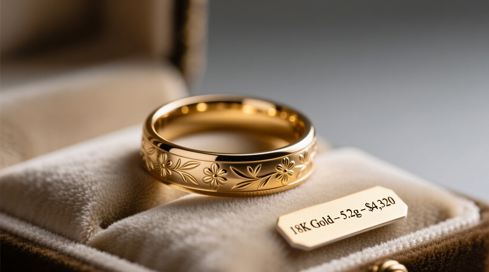 how much is a gold wedding band worth