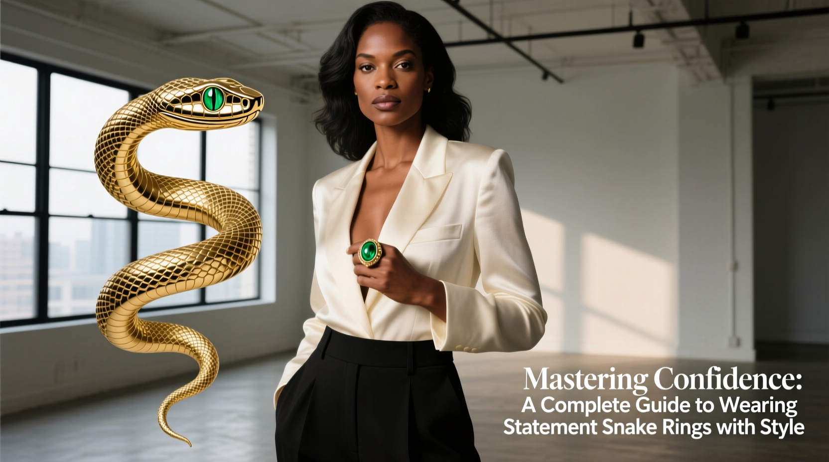 mastering confidence a complete guide to wearing statement snake rings with style