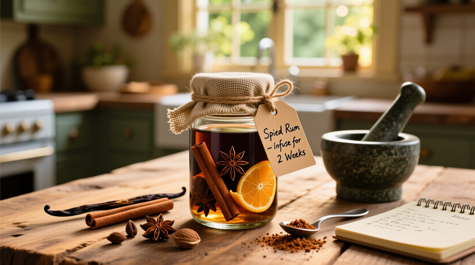 how to make homemade spiced rum