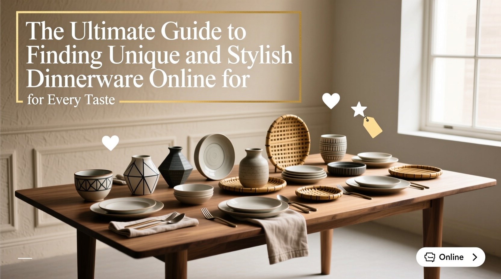 the ultimate guide to finding unique and stylish dinnerware online for every taste