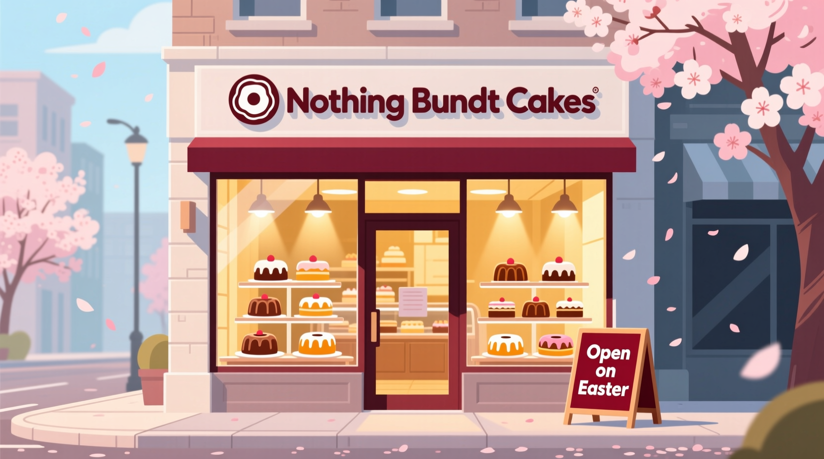 is nothing bundt cakes open on easter