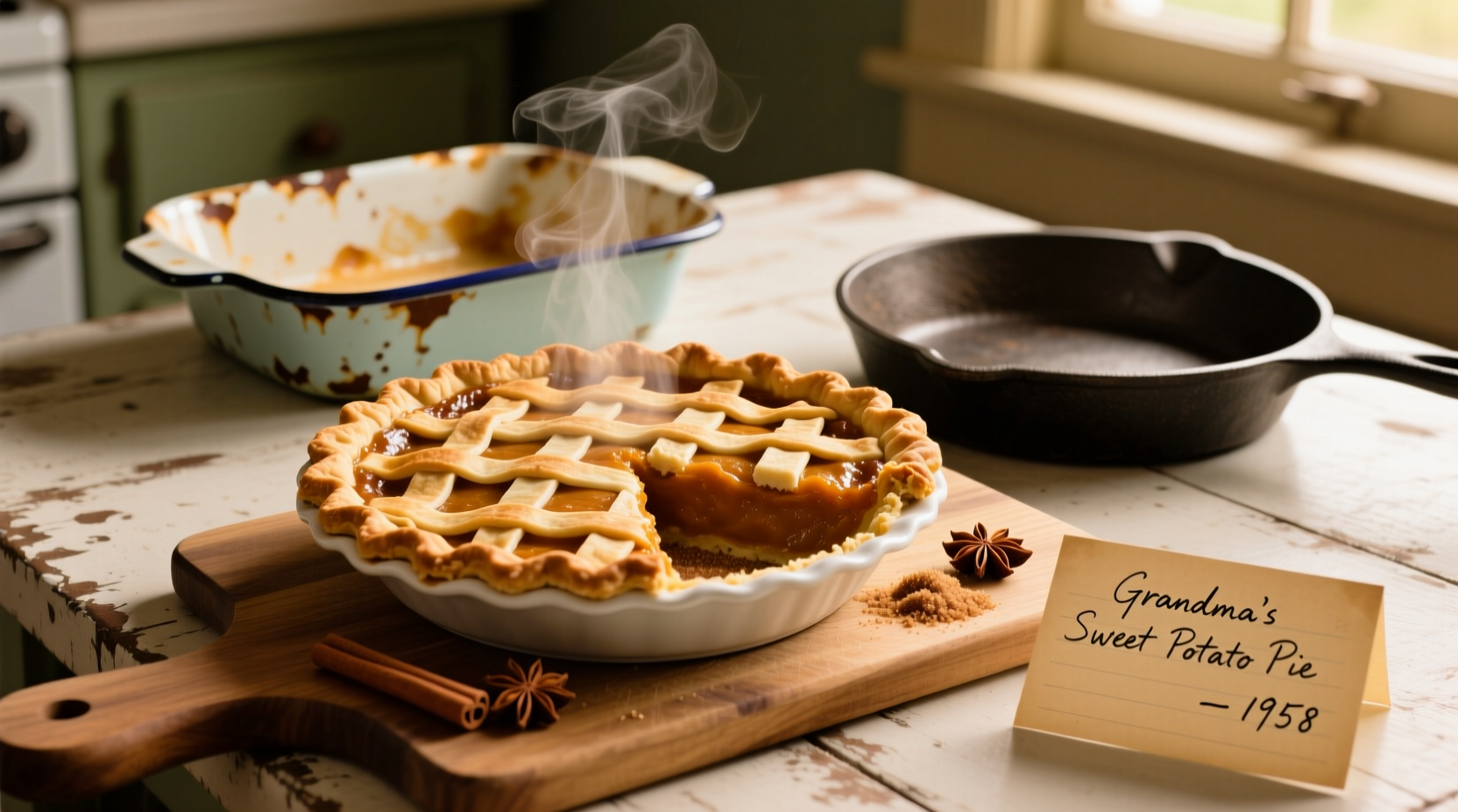 Authentic Old Fashioned Sweet Potato Pie Recipe