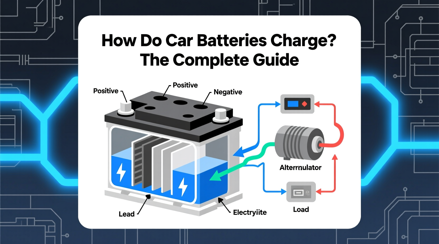 how do car batteries charge