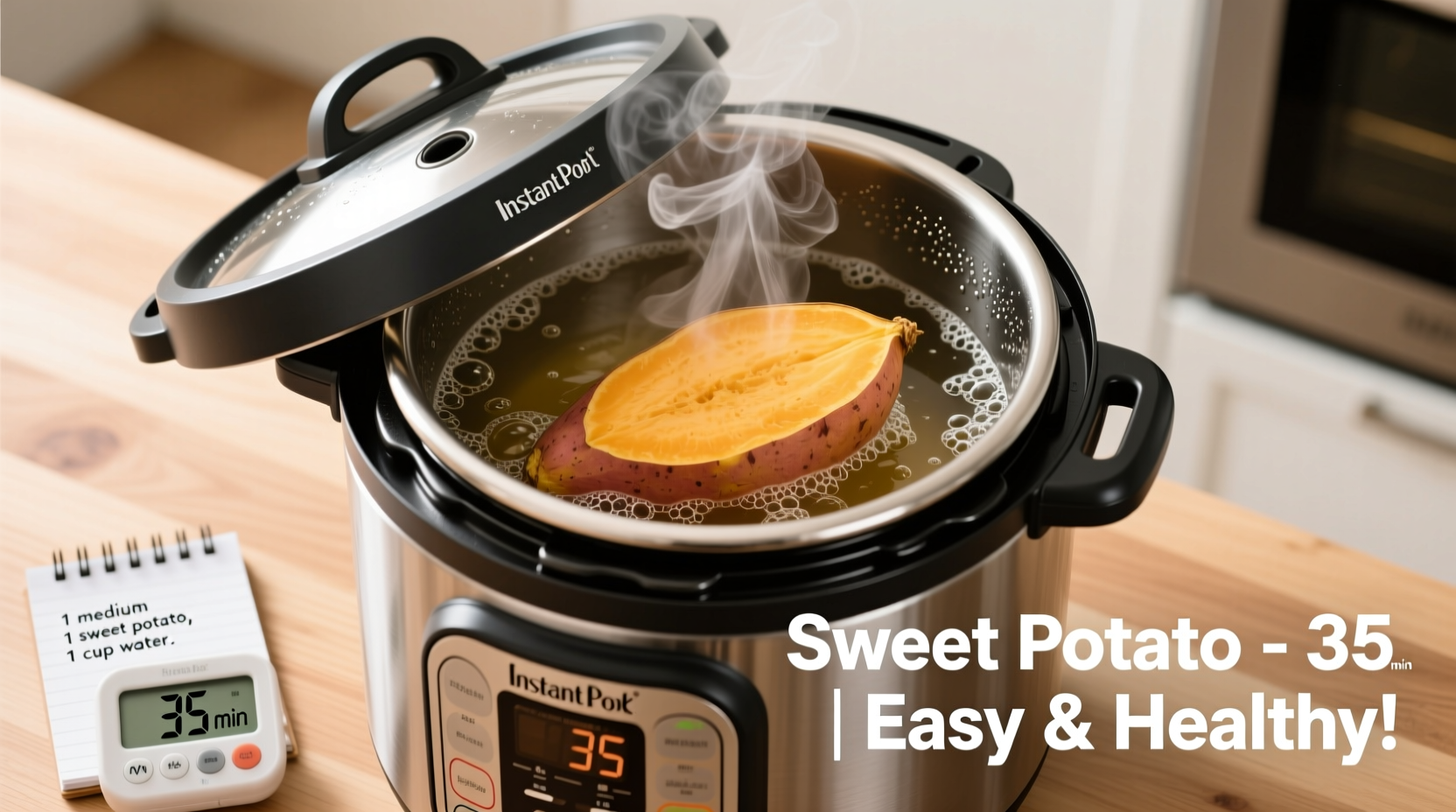 Instant Pot Sweet Potato: Perfect in 15 Minutes