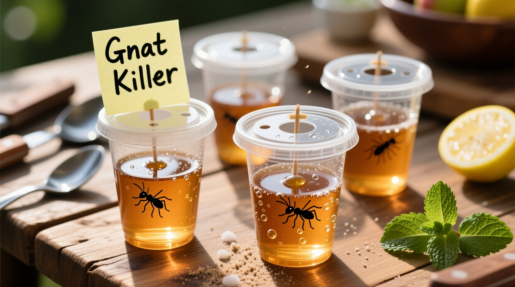 3 Homemade Gnat Traps That Actually Work