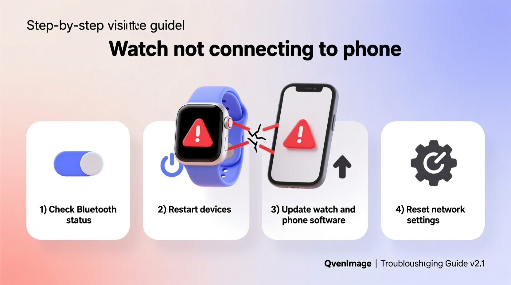 watch not connecting to phone troubleshooting fixes