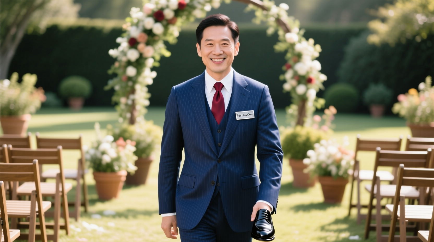 what does the officiant wear at a wedding